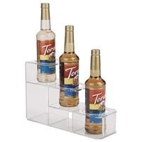 Porte-bouteilles et organisateur de vin en acrylique moderne et écologique - Support empilable transparent avec design