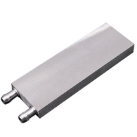 Refroidisseur de radiateur de processeur en aluminium électronique intelligent 40*120*12mm bloc de refroidissement par eau dissipateur thermique en aluminium refroidisseur d'eau liquide