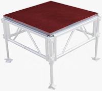 Escenario de armazón rectangular ligero de aleación de aluminio para bodas y conciertos al aire libre con dimensiones personalizadas