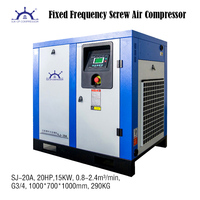 Compresseur d'air à vis 7.5KW 11kw 15KW 22KW 30KW 37kw 1100L/min 2400L 3600L 8bar 10bar 16bar 12bar avec réservoir de sécheuse 1000L