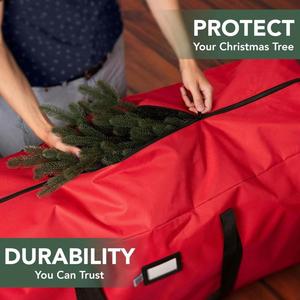 Sac de rangement pour arbre de Noël pliable de grande capacité, haute qualité, résistant, en Oxford 600D imperméable, 2025 - Product Image 5