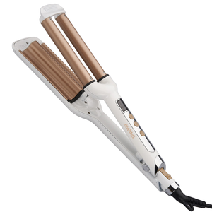 Profesional 3 barriles LCD Wave Plate Triple barril rizador <span class=keywords><strong>de</strong></span> pelo fácil <span class=keywords><strong>de</strong></span> usar Rizador profesional - Product Image 1