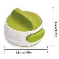Ouvre-boîte manuel Ouvre-bouteille portable anti-dérapant à libération par torsion Ouvre-bouteille facile à libération par torsion Gadget de cuisine en acier inoxydable
