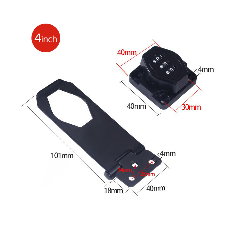4 inch Black