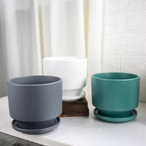 <span class=keywords><strong>Macetas</strong></span> <span class=keywords><strong>de</strong></span> cerámica <span class=keywords><strong>de</strong></span> alta calidad <span class=keywords><strong>para</strong></span> <span class=keywords><strong>plantas</strong></span>, <span class=keywords><strong>diseño</strong></span> Simple <span class=keywords><strong>para</strong></span> uso en interiores y exteriores, esmaltadas <span class=keywords><strong>para</strong></span> jardín, decoración del hogar, ventas directas <span class=keywords><strong>de</strong></span> fábrica - Product Image 2