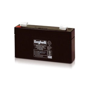 Batteria al Piombo-Acido Beghelli 6V 1.3Ah Ricaricabile Sigillata Antisgocciolamento di Ricambio - Product Image 1