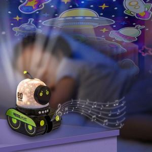 Projection <b>Light</b> Nightlight Foldable Fabric Creative Fun Atmosphere <b>Light</b> Slideshow Birthday Gift Stereo for Children - Product Image 3