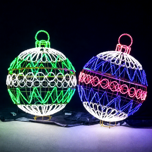 Oversized LED Sphere Decoration for Commercial Holiday Scenes Theme Parks and Seasonal Attractions - Product Image 1