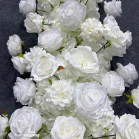 Sunwedding dekorasi pernikahan bunga Jasmine longgar bunga buatan putih Runner bunga lorong baris dekorasi