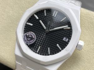 Nouvelle super qualité mécanique lumineuse 41mm APS usine 4302 mouvement 15500 montre en céramique blanche saphir étanche - Product Image 3