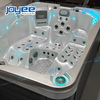 JOYEE 3 personnes nouveau design bagno usage domestique hydromassage jakuzi intérieur petite baignoire yacuzzi baignoire baignoire balneo baignoires jakuzzy