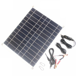 Masuyoshi Mitsu Flexible Solar Panel 25W 12V <b>5V</b> Polycrystalline Silicon For Car Battery Charging - Product Image 1