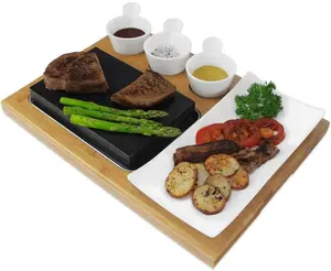Cooking Stone Complete Set Hot Steak Stone Plate Tabletop Grill Cold Rock Indoor Bbq Grilling Stone