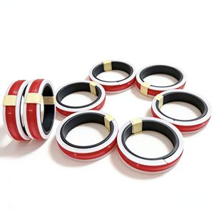 Juego de Sellos de Pistón Hidráulico de Doble Acción, Sellos de Pistón Resistentes al Aceite, Junta Tórica de Alta Calidad, Sección Transversal para Uso Industrial - Product Image 4