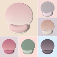 Tapis de souris en silicone dégradé avec repose-poignet, taille personnalisée, marque OEM, origine Chine, design logo fille, accessoires informatiques, vente en gros