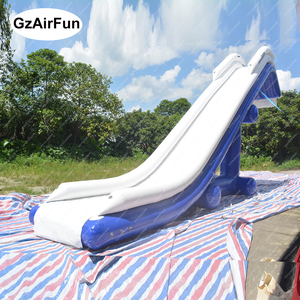 Customized Water Park <strong>Slide</strong> Boat <strong>Slide</strong> Inflatable Yacht Floating Water <strong>Slide</strong> With Dock <strong>Pool</strong> For Summer - Product Image 3