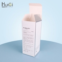 Boîte en papier vide personnalisée imprimée, pliable, pour emballage cosmétique, pour flacon compte-gouttes