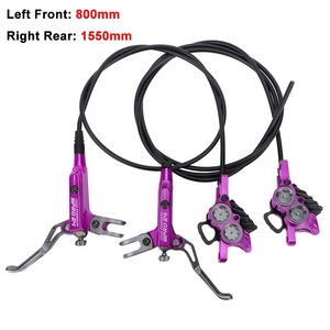 IIIPRO E4 CNC dağ bisikleti hidrolik fren 800/1550mm ön arka 4 pistonlu yağ basınç AM DH E bisiklet MTB disk fren - Product Image 5
