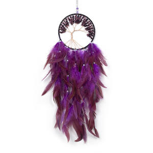 Nouvelles breloques <span class=keywords><strong>attrape</strong></span>-rêves <span class=keywords><strong>DIY</strong></span> écologiques en forme d'<span class=keywords><strong>arbre</strong></span> <span class=keywords><strong>de</strong></span> <span class=keywords><strong>vie</strong></span> pour la vente en gros et le commerce international - Product Image 5