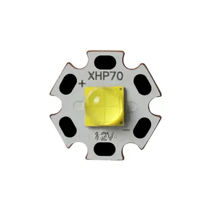 XHP70.2 30W 6V 6500K 6V 12V 4500LM懐中電灯用デュアル電圧LEDチップ