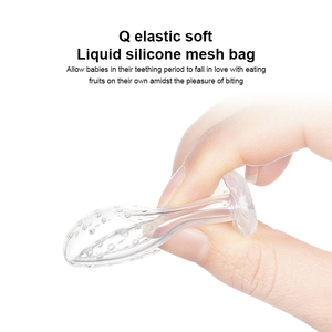 <span class=keywords><strong>Sucette</strong></span> de dentition pour bébé non toxique sans Bpa, jouets de dentition en silicone souple pour bébé, grignotage d'aliments aux fruits frais, <span class=keywords><strong>sucette</strong></span> pour bébé - Product Image 4