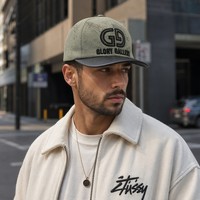 Casquette de baseball A-Frame pour sports de plein air avec logo brodé 3D personnalisé, patch latéral et visière imprimée – Casquette de haute qualité OEM