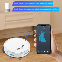 Aspirateur robot électrique intelligent OEM avec filtre HEPA, moteur sans balais, contrôlé par application, pour usage hôtelier et domestique, nettoyage automatique humide/sec