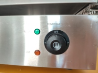 Salamandre électrique Winner EB-450 en acier inoxydable avec contrôle de température pour la cuisson, la rôtissure et la grillade, économe en énergie et facile à nettoyer