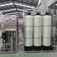 Système de filtration d'eau par osmose inverse pour eau de puits, filtration d'eau brute, traitement, productivité de 2000 L/heure, garantie 1 an