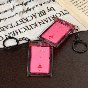 Custom Cartoon <b>Anime</b> Trend Mini Billiards Snooker <b>Keychain</b> Pendant Finished Personalized Acrylic Backpack Decorative Hanging - Product Image 1