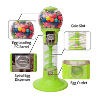 Distributeur automatique de capsules de jouets réglable à jetons