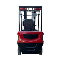 Chariot élévateur à fourche électrique de haute qualité, 3 tonnes, quatre grandes roues, capacité de levage jusqu'à 3 m