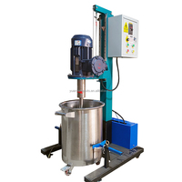 Mélangeur de dispersion de peinture à base d'eau à grande vitesse 2.2KW Mélangeur de dispersion de peinture à l'huile à vitesse variable pour pâte de couleur