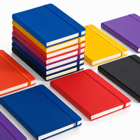 Carnet de notes professionnel en gros, multicolore, épais, avec sangle, fabricant de carnets de réunion et de bureau