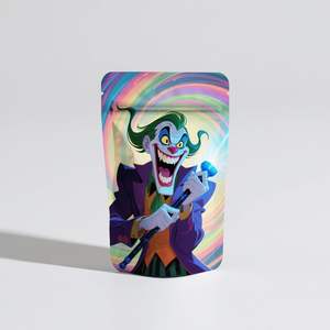 Vente en gros de sacs en mylar personnalisés pour Halloween pochette à pilules anti-odeur 3.5g pochette pour suppléments pochette debout à fermeture éclair - Product Image 1