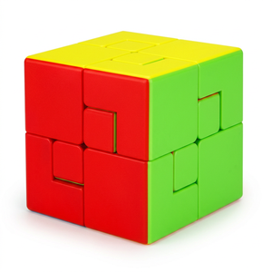 Compact Magnetic 3x3x3 ABS Plastic Cube <b>Box</b> Speed Cube Set Educational Portable Magic <b>Puzzle</b> Ages 8+ Travel Office School Use - Product Image 1