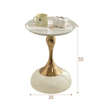 Pieds de table basse et d'appoint ronds dorés modernes pour fabricants de tables basses de petite taille