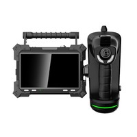 Boroscopio Industrial con Pantalla Táctil HD de 6 mm y 8'', Articulación de 360°, Clasificación IP67, Iluminación LED, 3 Horas de Duración de la Batería, para Turbinas