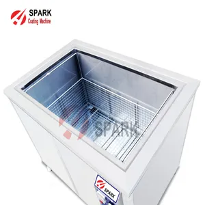 Double Tank Ultrasonic Cleaner with Industrial Rasining and Drying Ultrasound Cleaning Washing Machine Stainless Steel Metal Hot