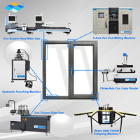 Machine de fabrication de fenêtres et de portes, machine de perçage et de fraisage de profilés en aluminium, centre d'usinage