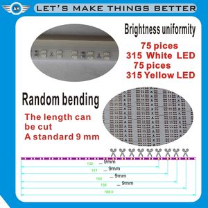 60CM Haute Luminosité Facile À Installer Séquentiel Winker Bande 18W DRL Clignotant Tube Lumière Avec 180 Pcs Led 2024 - Product Image 5