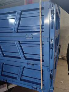 รถสามล้อเครื่องยนต์เบนซิน 3 ชั้น 350 ซีซี 2 เพลา ยกสูงสำหรับบรรทุกสินค้า สีน้ำเงิน 9 ล้อ สำหรับการเกษตร - Product Image 5