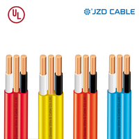 Câble électrique de construction JZD Nmd90 14/2 14/3 12/2 12/3 10/2 10/3, fil Nmd90, câble Nmd, fil de calibre 12 Nm-b