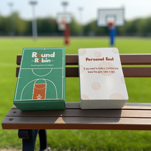 Échantillons gratuits Fabricants Cartes de basket-ball personnalisées Jeu Cartes de sport pour adultes Jeu de société pour les vrais hoopers - Product Image 5