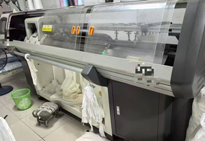 Costo efficace usato 52 pollici triplo sistema 12 Gauge macchina per maglieria circolare per la linea di produzione tessile - Product Image 2