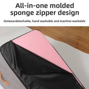 Lujo sólido patrón de tela de felpa gato perro viaje sofá escalera extraíble lavable mascota cama accesorios fábrica al por mayor - Product Image 5