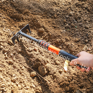 Houe à deux têtes à manche noir, houe à cinq dents, houe <span class=keywords><strong>de</strong></span> jardin, pelle à fleurs, outils <span class=keywords><strong>de</strong></span> jardinage, kits <span class=keywords><strong>de</strong></span> <span class=keywords><strong>7</strong></span> outils - Product Image 5