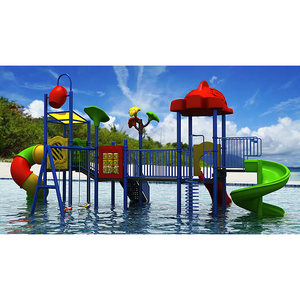 Manèges aquatiques amusants pour la maison, l'école et les parcs aquatiques extérieurs - Toboggans excitants, jeux aquatiques - Toboggans en <span class=keywords><strong>acier</strong></span> colorés pour enfants, garantie 1 an - Product Image 2