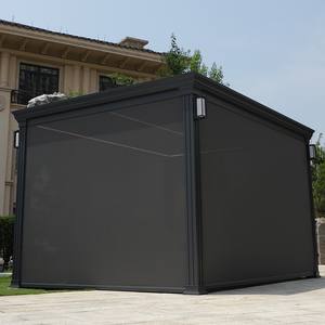 Couverture d'auvent bioclimatique étanche pour bricolage persienne de toit à lames étanche Gazebo Pergola extérieure en aluminium - Product Image 5