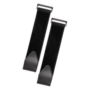 2x fasce da polso in cotone e pelle con Logo personalizzato per il sollevamento pesi fasce per il pedalino per la bici da ginnastica per la casa - Product Image 3